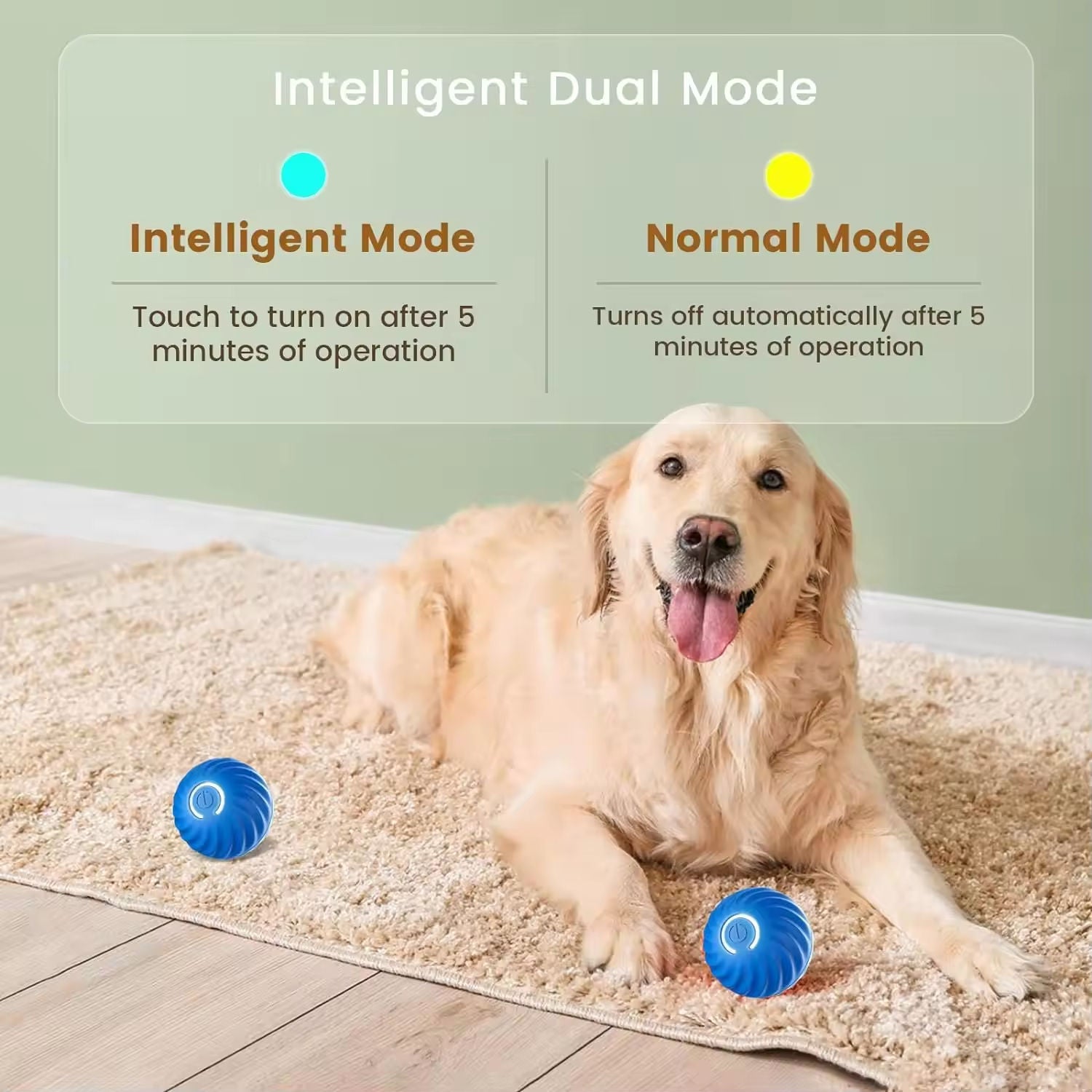 Interactive Anti-Boredom Dog Ball